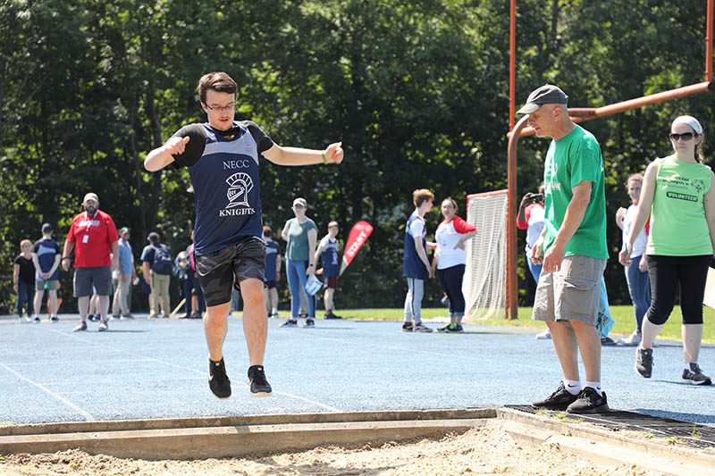 NECC at Special Olympics Track